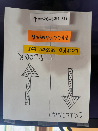 Photo Locked Session Portrait Upside down